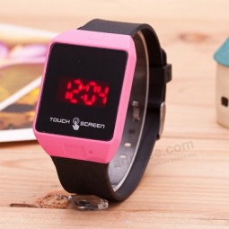 Wholesale Customied high quality Fashionable LED Touch-Screen Electronic Watches