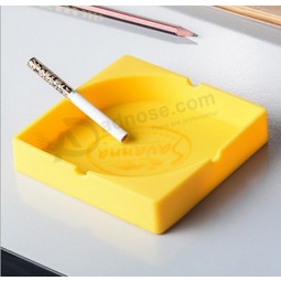 Wholesale Customied high quality OEM Yellow Creative Design Silicone Ashtray