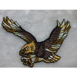 Wholesale Customied high quality Eagle-Shaped Embroidered Badges