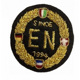 Wholesale Customied high quality Design Round-Shaped Embroidered Badges