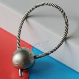 Wholesale Customied high quality Top Quality Stainless Steel Ball Keychain