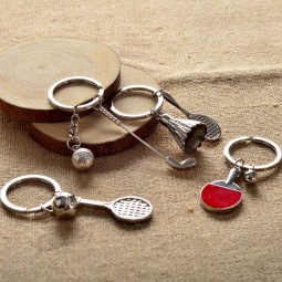 Wholesale Customied high quality Mini Design Cute Ball Keychain
