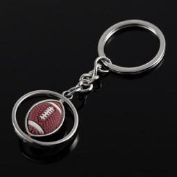 Wholesale Customied high quality Newest Metal Football Keychain