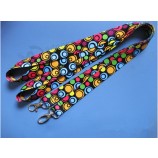 Wholesale Customied high quality OEM New Style Heat Transfer Print Lanyards