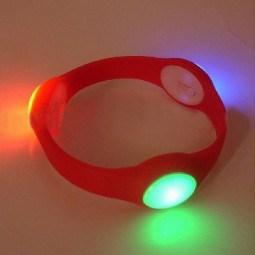 OEM Colourful Silicone LED Flashing Wristbands Wholesale