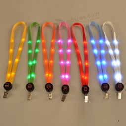 Wholesale Customied high quality Most Popular LED Light Lanyards
