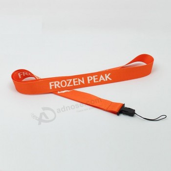 Wholesale Customied high quality OEM Specially Design Silk-Screen Lanyard