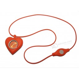 OEM High Quality Orangered Silicone Pocket Watch Wholesale