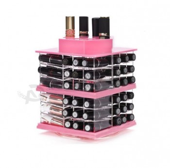 Mini Spinning Lipstick Tower- Mini Adorable Pink Wholesale