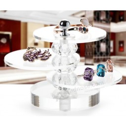 Multi Layer Acrylic Jewelry Display Rotating Display Wholesale