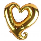 Wholesale Customied high quality Promotional Cheap Mini Heart Shaped Foil Balloons