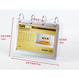 Crystal Acrylic Desk Calendar Display Wholesale