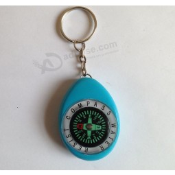 Factory direct sale top quality Camping Tool Outdoor Egg-Shaped Compass Keychain