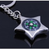 Factory direct sale top quality Metal Keychain Advertising Promotional Gifts Five-Pointed Starkey Chain Compass