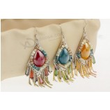 Factory direct sale top quality Not Natural Turquoise Stone Ethnic Earrings