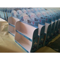 Plastic Floor Free Standing Display with PVC Boxes with Stickers Wholesale