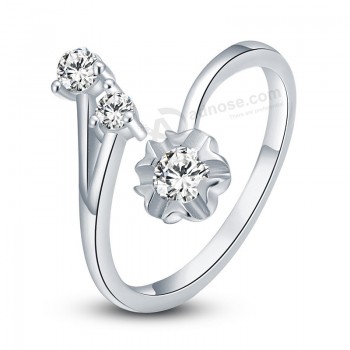 厂家直销顶级品质畅销珠宝925纯银戒指