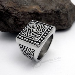 Factory direct sale top quality Cross Wholesale Personality Restoring Ancient Ways Ring