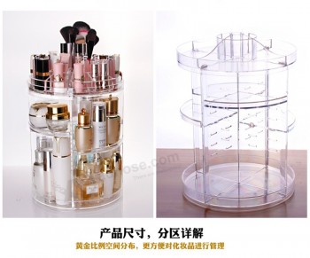 Factory Wholesale Rotating Acrylic Cosmetic Display Wholesale