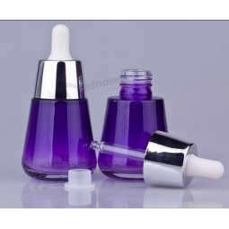 Factory direct sale top quality Custom Colored Empty Dropper Glass Bottle