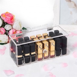 Customized High Quality Square Acrylic Lipstick Storage Box Wholesale