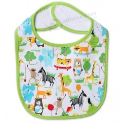 Strong Water Absorb Ability Cotton Waterproof Baby Bib Wholesale