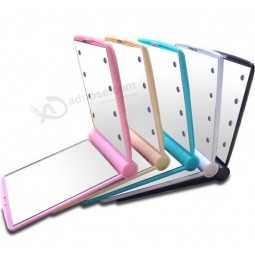 Wholesale Customied high quality Plastic with 8 Lighted Makeup Mirrors