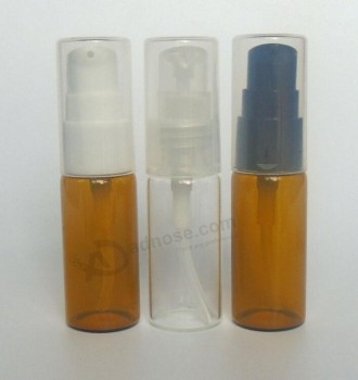 定制的顶级质量空圆筒透明化妆品玻璃乳液瓶