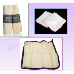 Eco-Friendly Facial Muslin Cloth with Used for Skin Cleaning Wholesale