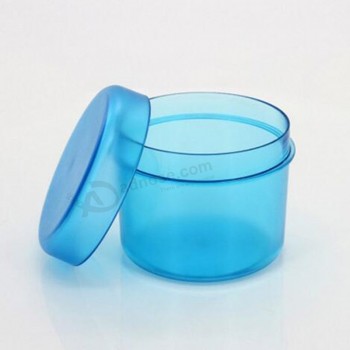 蓝色风格塑料化妆品罐