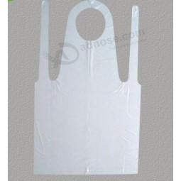 Factory direct sale customized high quality Hot Sell PE Material Disposable Salon Apron