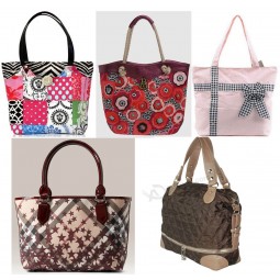 Top Quilted Fabric Lady Handbag Wholesale