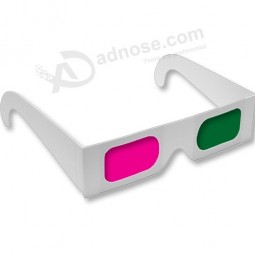 Disposable Paper 3D Glasses for PC with Replaceable Battery Custom