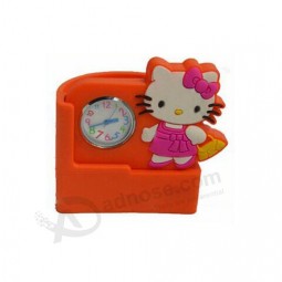 New Design Silicone Pen Holder with Clock Wholesale