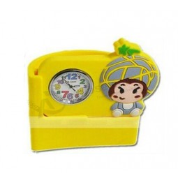 OEM Design Silicone Pen Holder with Clock Wholesale