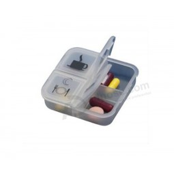 New Design Plastic 4 Compartments Pill Box Wholesale