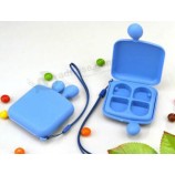 OEM New Design Hot Sale Silicone Pill Box Wholesale