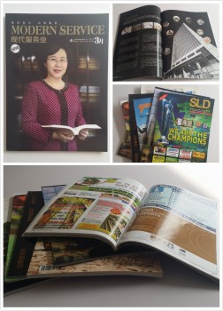 Customized high quality Design Softcover Book/Magazine/Brochure Printing