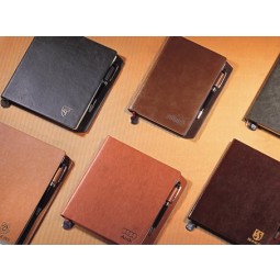 Customized high quality Personalised Leather Journal Moleskine Notebook Leather Sketchbook