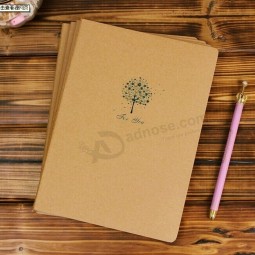 Customized high quality Kraft Paper Cover Exercise Book