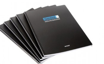 Customized high quality Soft PVC Cover Notebook with OEM Design