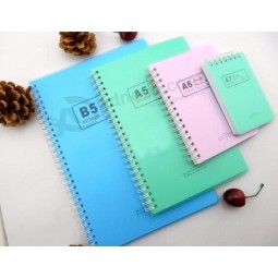 Customized high quality Spiral Paper Notebook with PVC Cover