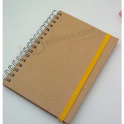 2017 Customized high quality New Style Kraft Spiral Notebook/ Diary