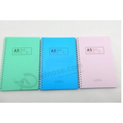 Customized high quality PVC Cover Spiral Notebook
