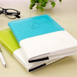 Customized high quality New Year Design Leather Hardcover Promotion Notebook