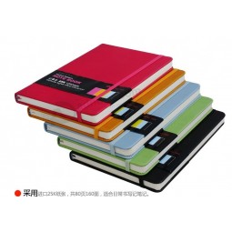 Factory direct sale top quality Colorful Notepad with Paper Pocket and Elastic Band Notepad