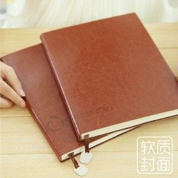 Wholesale customized high quality Soft Cover PU Leather Diary