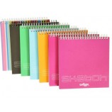 Wholesale customized high quality Medium Spiral Sketch Journal Notebook Steno