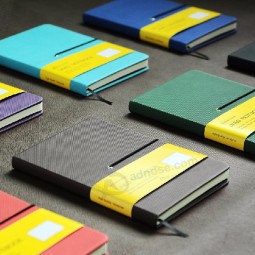 Wholesale customized high-end PU Cover Diary/Journal/ Agenda/Leather Cover Stationery Notebook with your logo