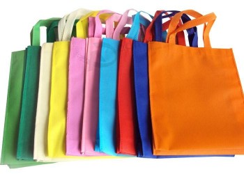 Wholesale customized high-end Promotional Cheap Nonwoven Shopping Bag Reusable with your logo
